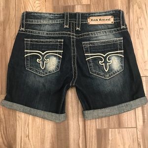 Size 26 Easy Fit Boyfriend Shorts Rock Revival